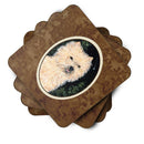 Starry Night Cairn Terrier Foam Coasters Set of 4 Cup Coasters for Indoor Outdoor, Tabletop Protection, Anti Slip, Mouse pad Material