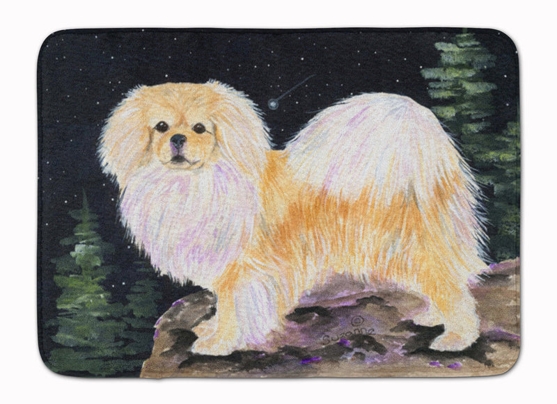 Starry Night Tibetan Spaniel Machine Washable Memory Foam Mat SS8504RUG