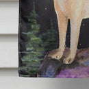 Starry Night Anatolian Shepherd House Flag 28x40 Porch Sleeve Pole Decorative Outside Yard Banner Artwork Wall Hanging, Polyester
