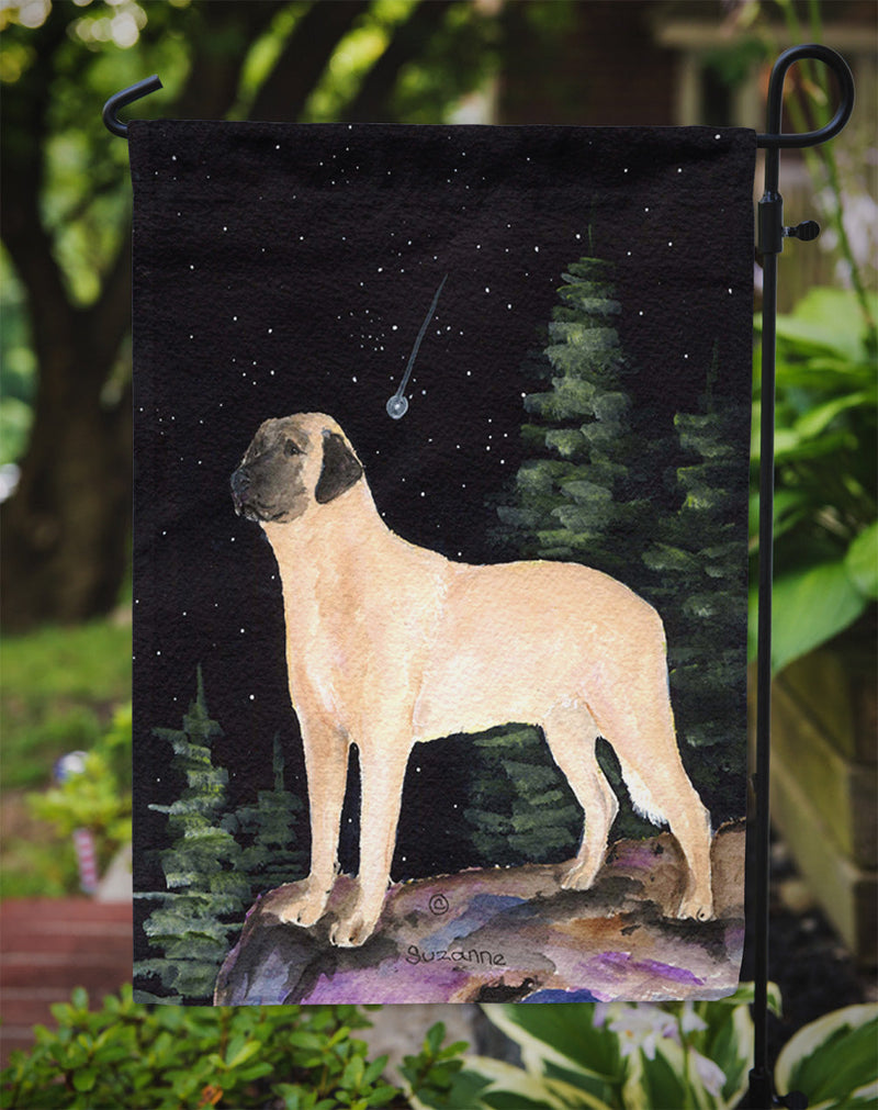 Starry Night Anatolian Shepherd Flag Garden Size