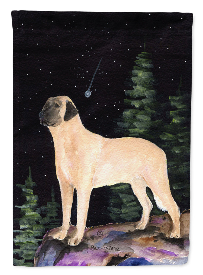 Starry Night Anatolian Shepherd Flag Garden Size