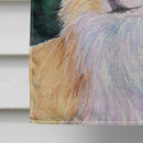 Starry Night Chihuahua House Flag 28x40 Porch Sleeve Pole Decorative Outside Yard Banner Artwork Wall Hanging, Polyester