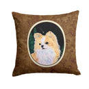 Starry Night Chihuahua Decorative Throw Pillow 14x14 Indoor Outdoor Accent Cushion, Fabric Cover with Insert for Sofa, Bed, Porch & Living Room