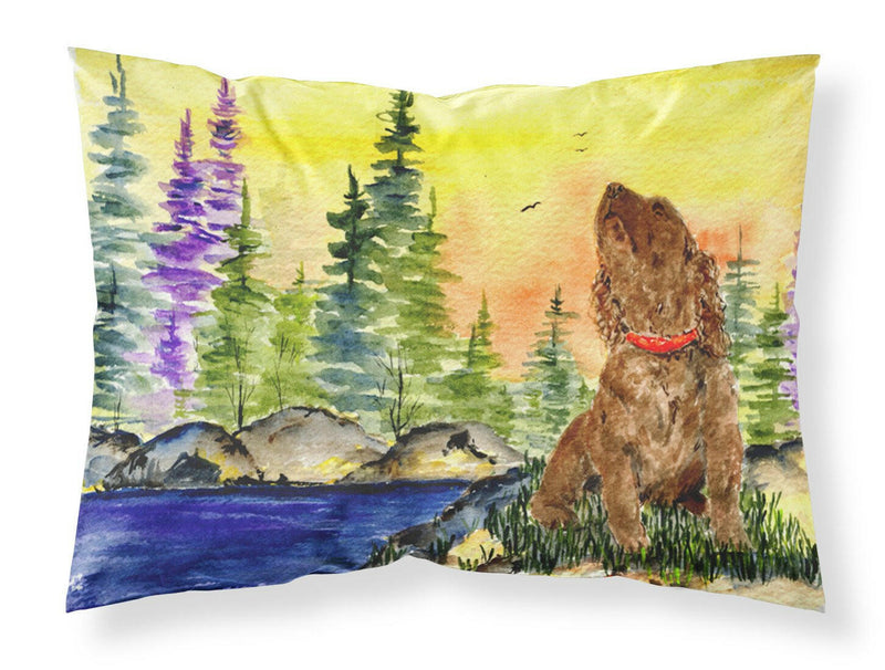 American Water Spaniel Standard Pillowcases – Artistic Decorative Front, Crisp White Back