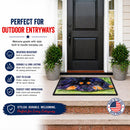 Tibetan Mastiff Doormat Indoor Outdoor 18H X 27W Front Door Mat Rugs for Entryway, Non Slip Washable