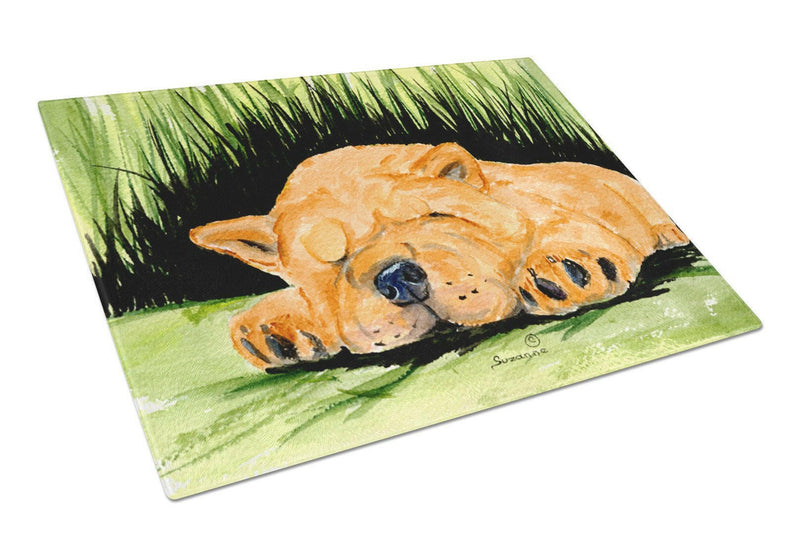 Chow Chow Glass Cutting Board Large