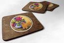 Brussels Griffon Foam Coasters Set of 4 Cup Coasters for Indoor Outdoor, Tabletop Protection, Anti Slip, Mouse pad Material