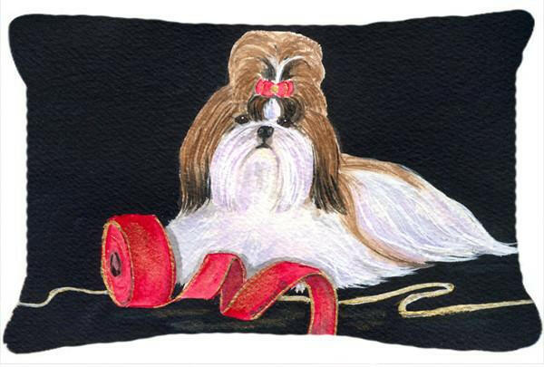 Shih Tzu Decorative   Canvas Fabric Pillow