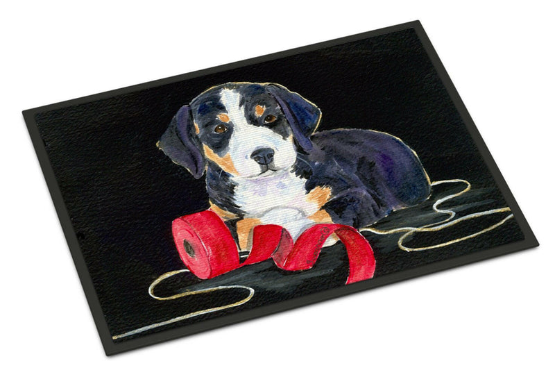 Entlebucher Mountain Dog Indoor Outdoor Mat 18x27 Doormat