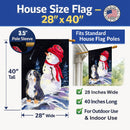 Bernese Mountain Dog House Flag 28x40 Porch Sleeve Pole Decorative Outside Yard Banner Artwork Wall Hanging, Polyester
