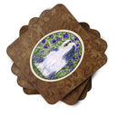 Bearded Collie Foam Coasters Set of 4 Cup Coasters for Indoor Outdoor, Tabletop Protection, Anti Slip, Mouse pad Material