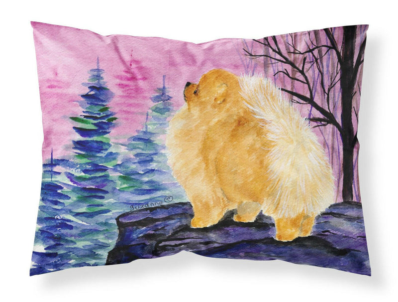 Pomeranian Moisture wicking Fabric standard pillowcase