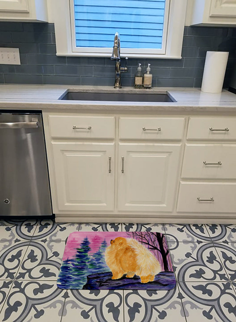 Pomeranian Machine Washable Memory Foam Mat SS8606RUG