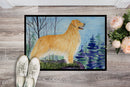 Golden Retriever Doormat Indoor Outdoor 24H X 36W Front Door Mat Rugs for Entryway, Non Slip Washable Low Pile,