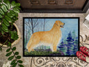 Golden Retriever Doormat Indoor Outdoor 24H X 36W Front Door Mat Rugs for Entryway, Non Slip Washable Low Pile,