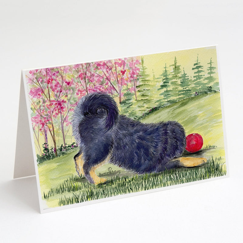 Tibetan Mastiff Greeting Cards and Envelopes Pack of 8