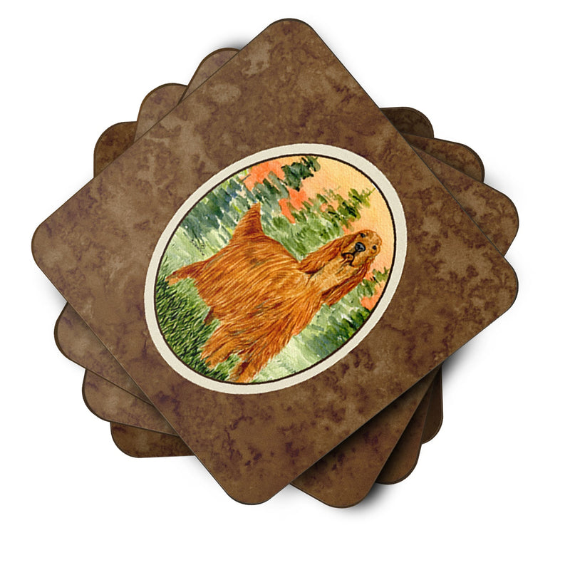 Set of 4 Irish Setter Foam Coasters