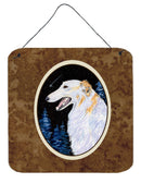 Borzoi Aluminium Metal Wall or Door Hanging Prints