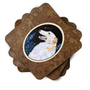 Borzoi Coasters - Set of 4 Lightweight Foam, Absorbent Drink Coasters