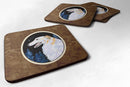 Borzoi Coasters - Set of 4 Lightweight Foam, Absorbent Drink Coasters