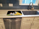 Papillon Dish Drying Mat Absorbent Dish Drying Mat Pad for Kitchen Counter Dish Drainer Mat for Countertop, 14 x 21", Multicolor