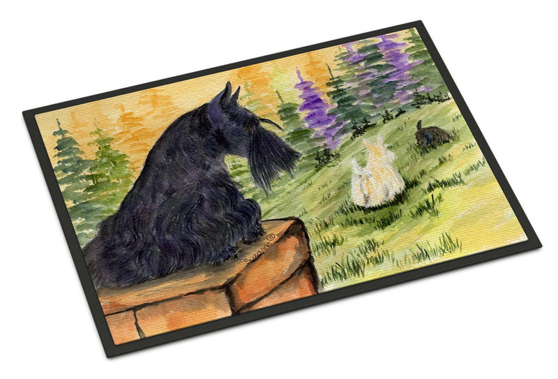 Scottish Terrier Indoor or Outdoor Mat 24x36 Doormat