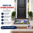 Sheltie Doormat Indoor Outdoor 18H X 27W Front Door Mat Rugs for Entryway, Non Slip Washable