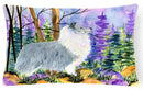 Sheltie Decorative Throw Pillow 12x16 Indoor Outdoor Accent Cushion, Fabric Cover with Insert for Sofa, Bed, Porch & Living Room