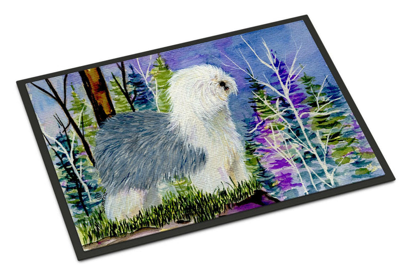 Old English Sheepdog Indoor or Outdoor Mat 24x36 Doormat