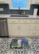 Old English Sheepdog Memory Foam Kitchen Mat Machine Washable Anti-Fatigue Cushion Comfort Bath or Kitchen Rug