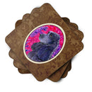 Cocker Spaniel Foam Coasters Set of 4 Cup Coasters for Indoor Outdoor, Tabletop Protection, Anti Slip, Mouse pad Material