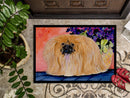Pekingese Doormat Indoor Outdoor 24H X 36W Front Door Mat Rugs for Entryway, Non Slip Washable Low Pile,