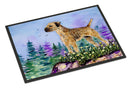 Border Terrier Doormat Indoor Outdoor 24H X 36W Front Door Mat Rugs for Entryway, Non Slip Washable Low Pile,