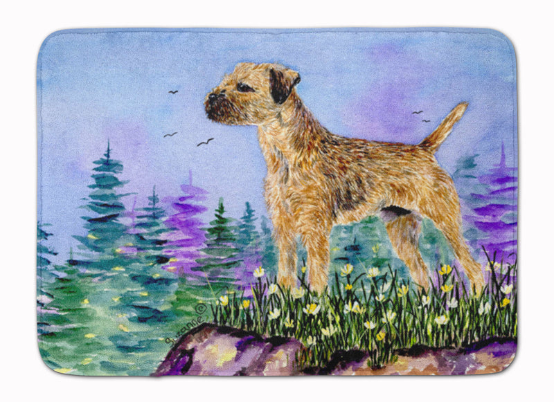 Border Terrier Machine Washable Memory Foam Mat SS8664RUG