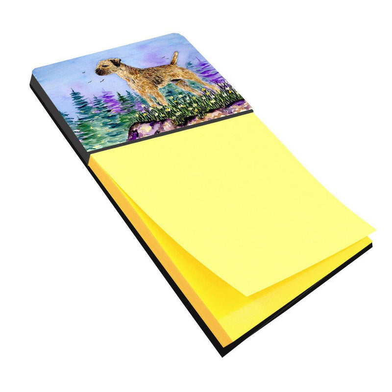 Border Terrier Refiillable Sticky Note Holder or Note Dispenser SS8664SN