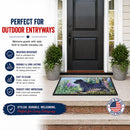 Cairn Terrier Doormat Indoor Outdoor 18H X 27W Front Door Mat Rugs for Entryway, Non Slip Washable