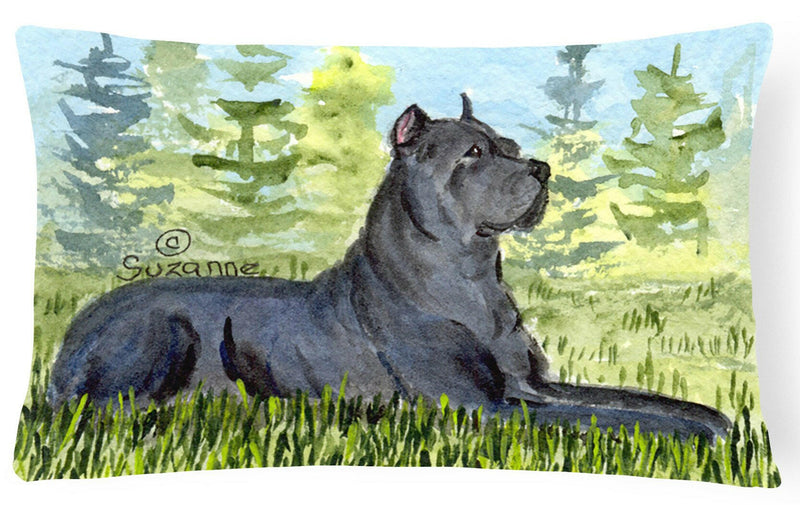 Cane Corso Decorative   Canvas Fabric Pillow