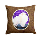 Pomeranian Decorative Throw Pillow 14x14 Indoor Outdoor Accent Cushion, Fabric Cover with Insert for Sofa, Bed, Porch & Living Room