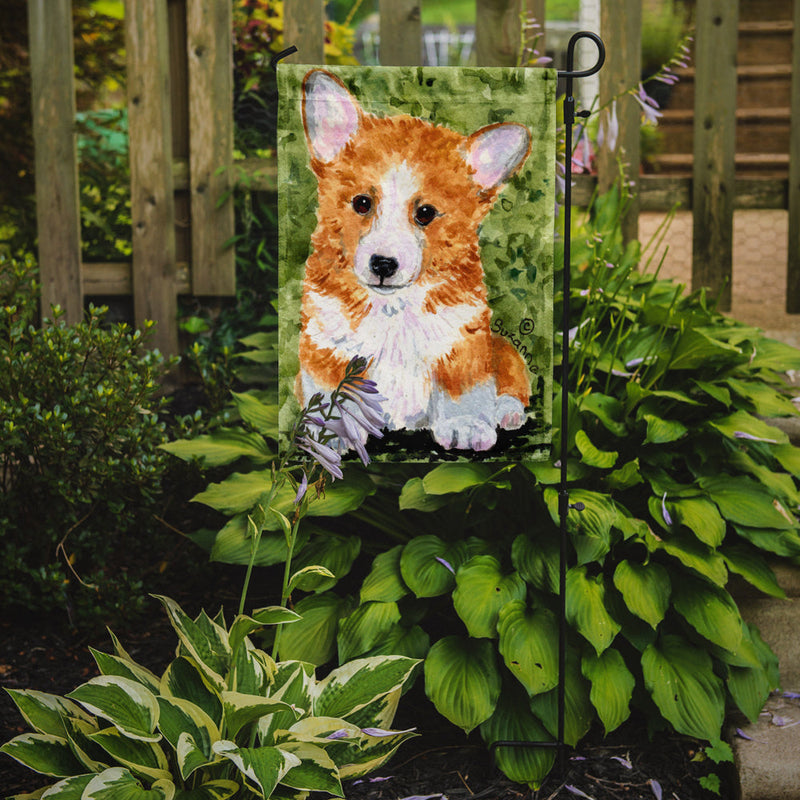 Corgi Flag Garden Size