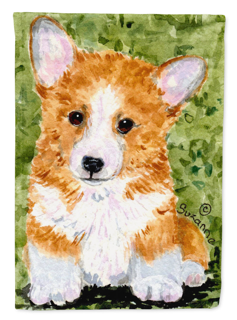 Corgi Flag Garden Size