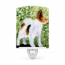Papillon Ceramic Night Light Compact, UL-Certified, Ideal for Bedroom, Bathroom, Nursery, Hallway, Kitchen, 6x4x3, Multicolor