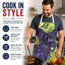 Skye Terrier Apron Cooking Kitchen Server Baking Crafts Gardening for Adult Women Men, Unisex, Large, Multicolor