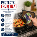 Skye Terrier Pot Holder Set of 2 Heat Resistant Quilted Hot Pads 7.5 x 7.5 Inch, Insulated Kitchen Trivets for Cooking & Baking