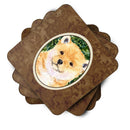 Shiba Inu Foam Coasters Set of 4 Cup Coasters for Indoor Outdoor, Tabletop Protection, Anti Slip, Mouse pad Material