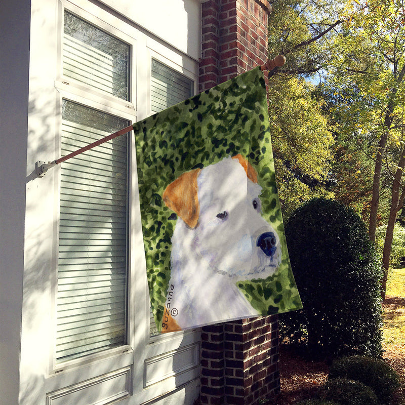 Jack Russell Terrier Flag Canvas House Size