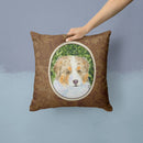 Australian Shepherd Decorative Throw Pillow 14x14 Indoor Outdoor Accent Cushion, Fabric Cover with Insert for Sofa, Bed, Porch & Living Room