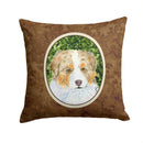 Australian Shepherd Decorative Throw Pillow 14x14 Indoor Outdoor Accent Cushion, Fabric Cover with Insert for Sofa, Bed, Porch & Living Room