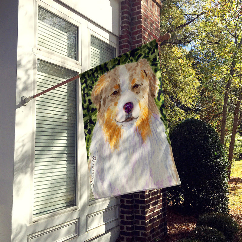 Australian Shepherd Flag Canvas House Size