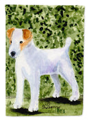 Jack Russell Terrier House Flag 28x40 Porch Sleeve Pole Decorative Outside Yard Banner Artwork Wall Hanging, Polyester