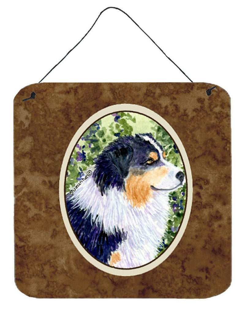 Australian Shepherd Aluminium Metal Wall or Door Hanging Prints